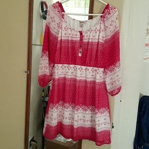 Mini Dress that can be worn with skirt or pants